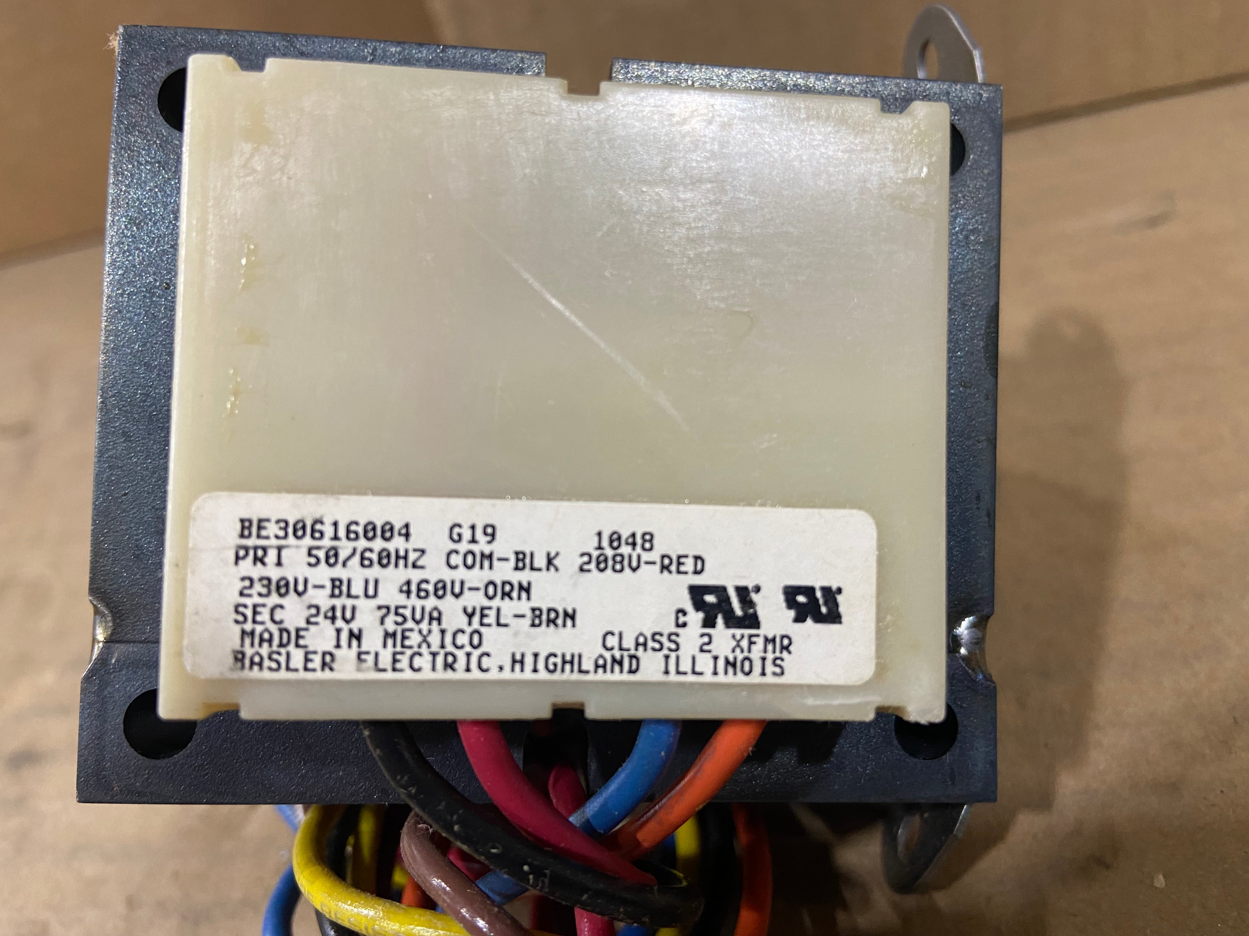 30π 2000枚 75VA Transformer Primary 230/460 Secondary 24V – Surplus City