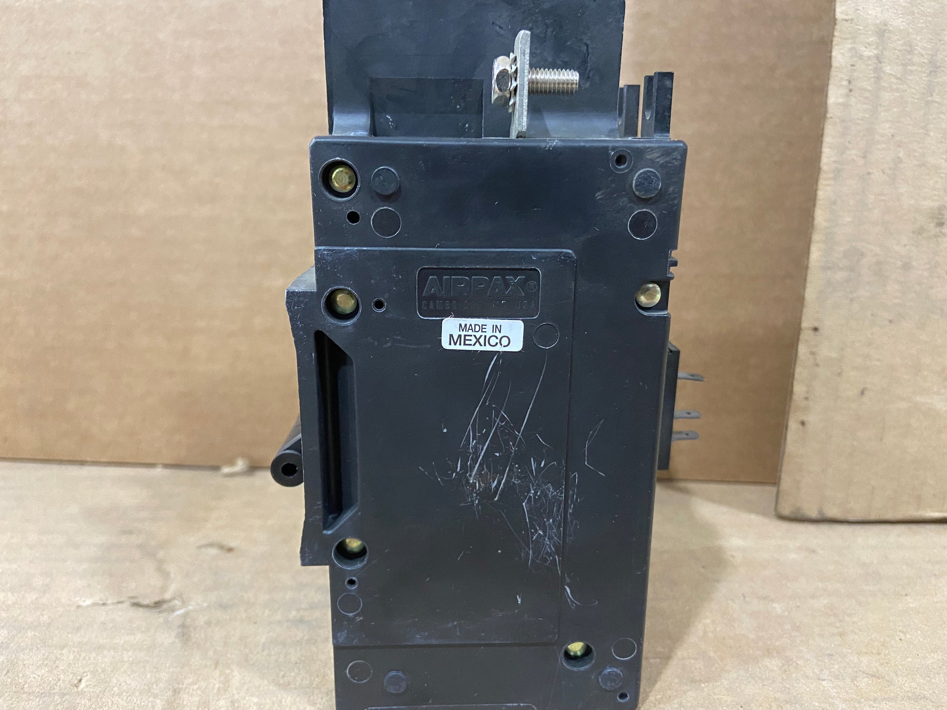 3 POLE 25.8 AMP "219 MULTI-POLE" SERIES HYDRAULIC MAGNETIC CIRCUIT BREAKER PROTECTOR/FOR MANUAL MOTOR CONTROLLER APPLICATIONS 480/50-60/1 OR 3
