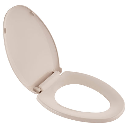 ELONGATED TOILET SEAT SLOW CLOSE BONE