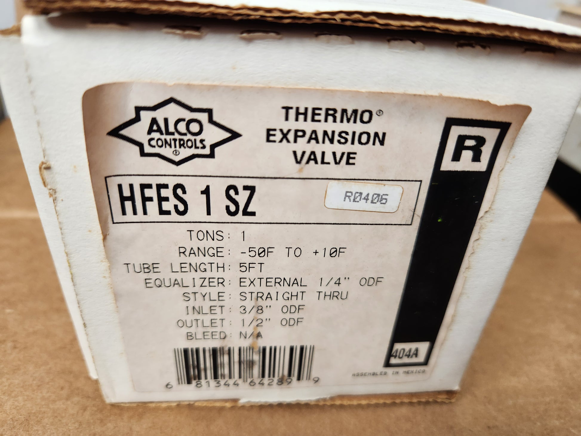 1 TON THERMO EXPANSION VALVE R404A