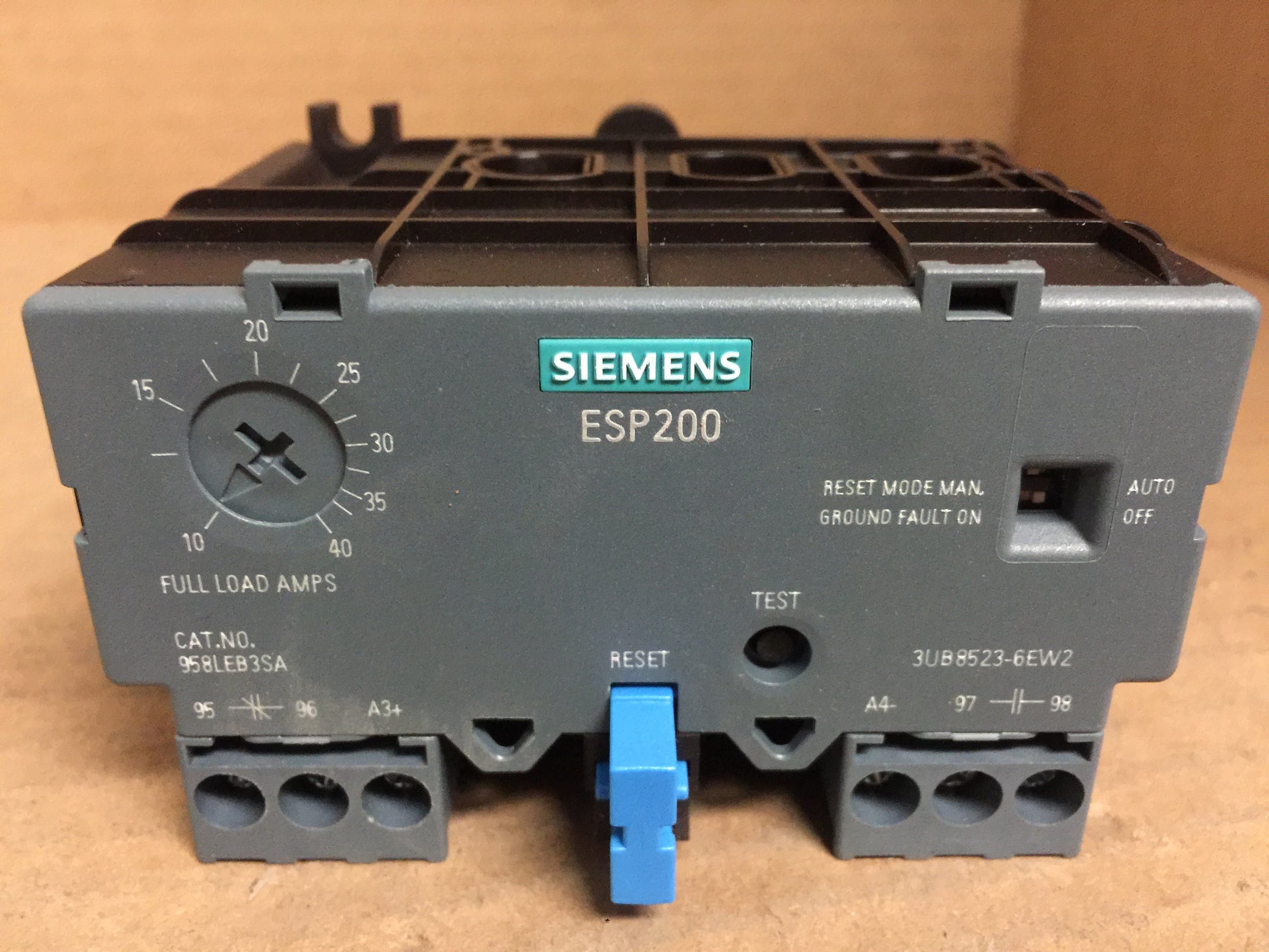 ESP200 RELAY; SOLID STATE OVERLOAD, 600V/50-60/3 