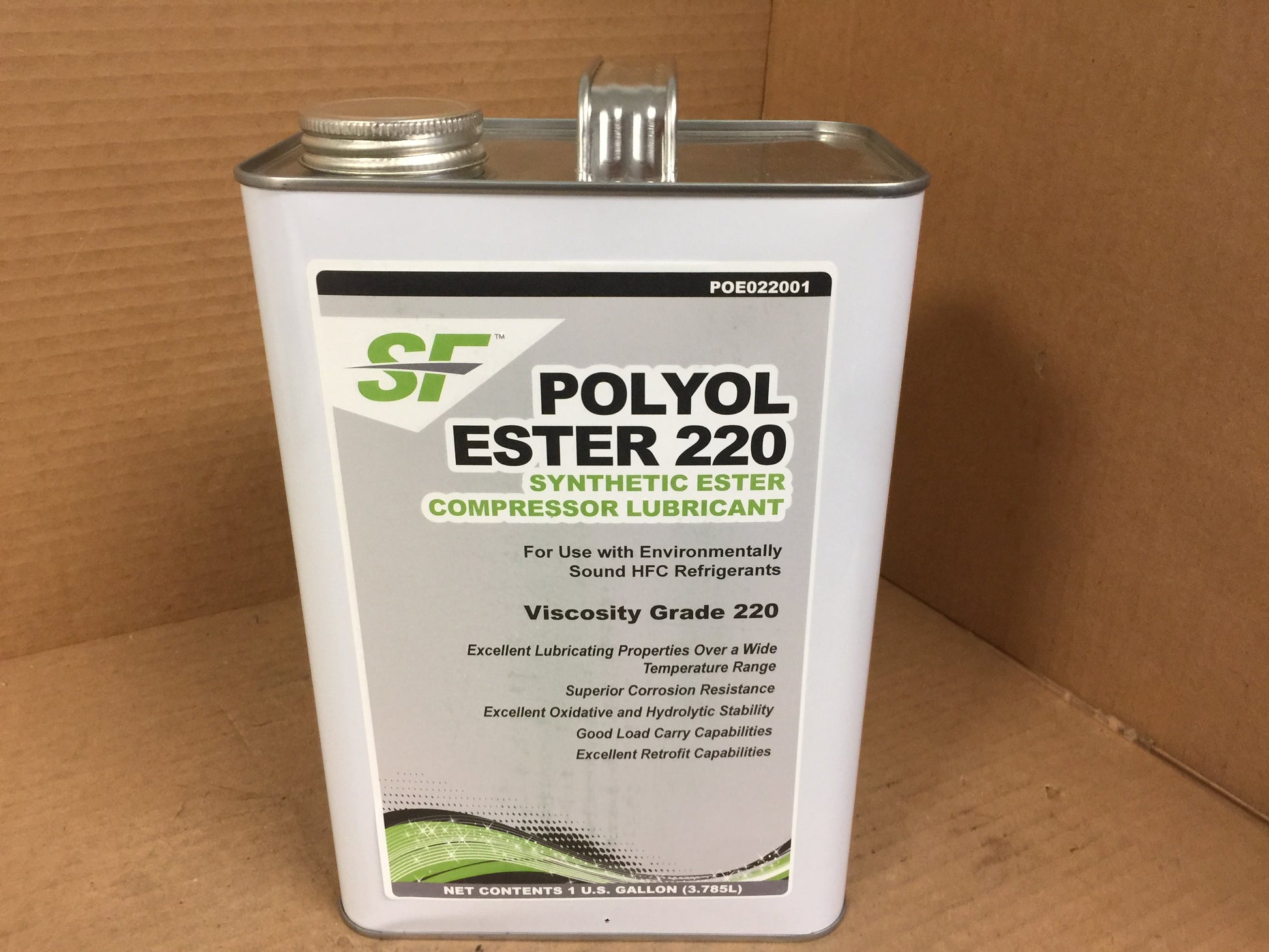 POLYOL ESTER 220 SYNTHETIC REFRIGERATION LUBRICANT; 1 GAL