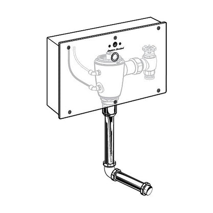 CONCEALED URINAL ELECTRIC CONNECTION FLUSHOMETER