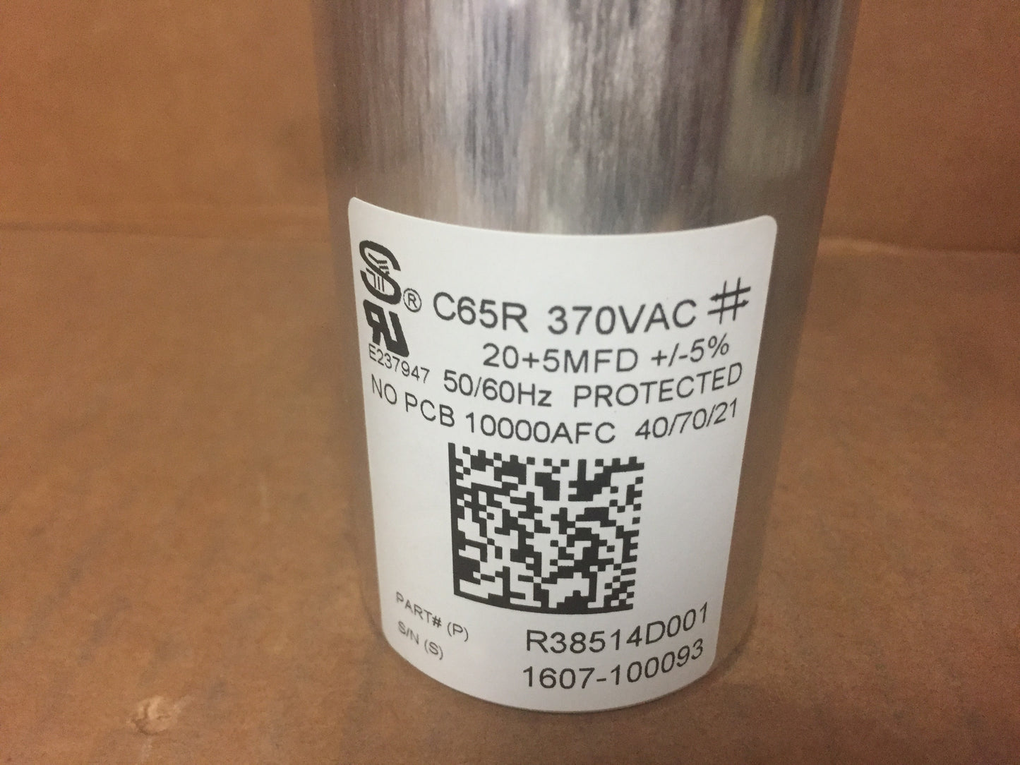 MFD 20+5 370 VAC DUAL RUN CAPACITOR