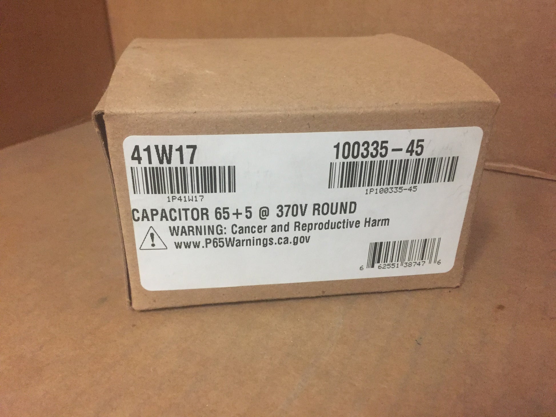 MFD 65+5 370 VAC ROUND CAPACITOR