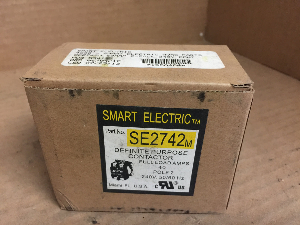 Contactor Multi Definite Purpose Contactor; 2 Pole, Multi-Volt, 50/60Hz, 120 Volt, 40 ...