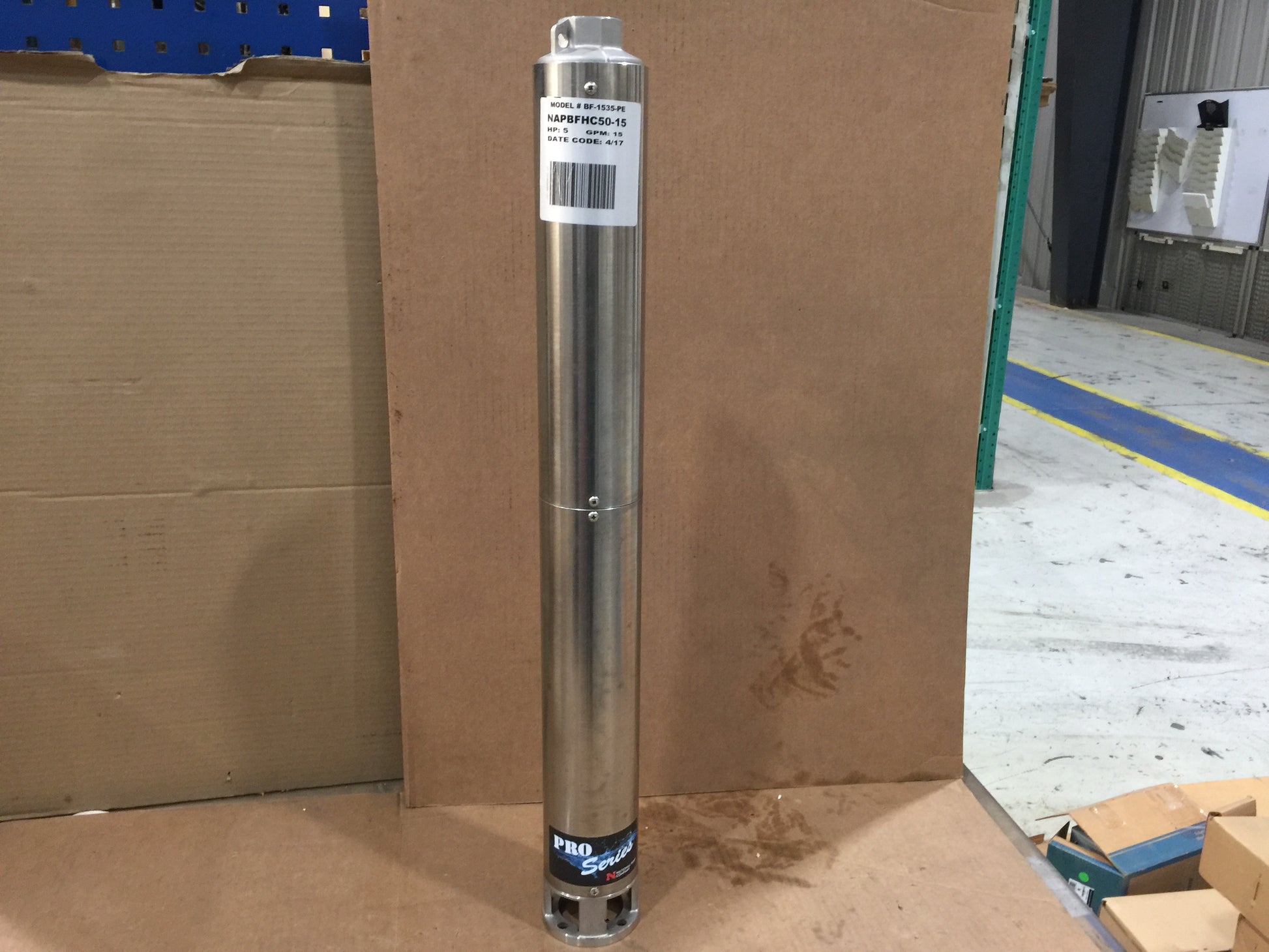 5 HP "PRO SERIES" SUBMERSIBLE BOOSTER PUMP; 15 GPM, 1/3 PHASE, 35 STAGES
