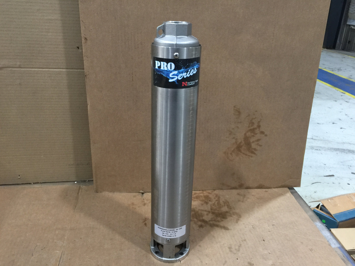 2 HP "PRO SERIES" SUBMERSIBLE BOOSTER PUMP; 10 GPM, 1/3 PHASE, 20 STAGES
