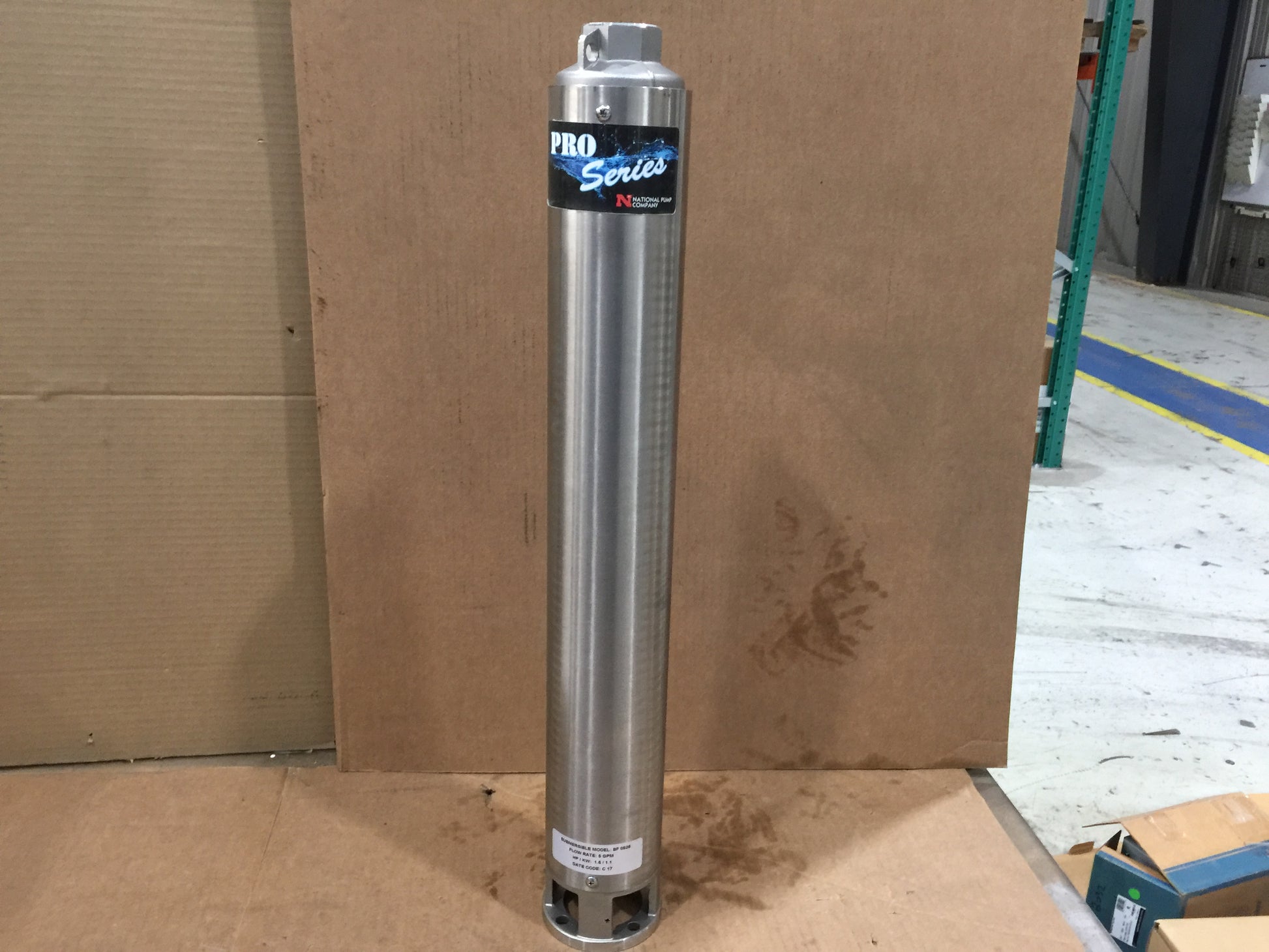 1-1/2 HP "PRO SERIES" SUBMERSIBLE BOOSTER PUMP; 5 GPM, 1 PHASE, 26 STAGES