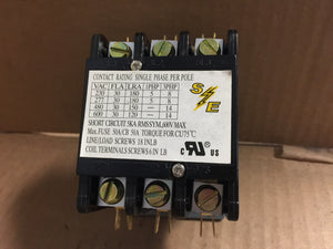 DEFINITE PURPOSE CONTACTOR; 24 VOLT, 3 POLE, 30 AMP, 50/60HZ