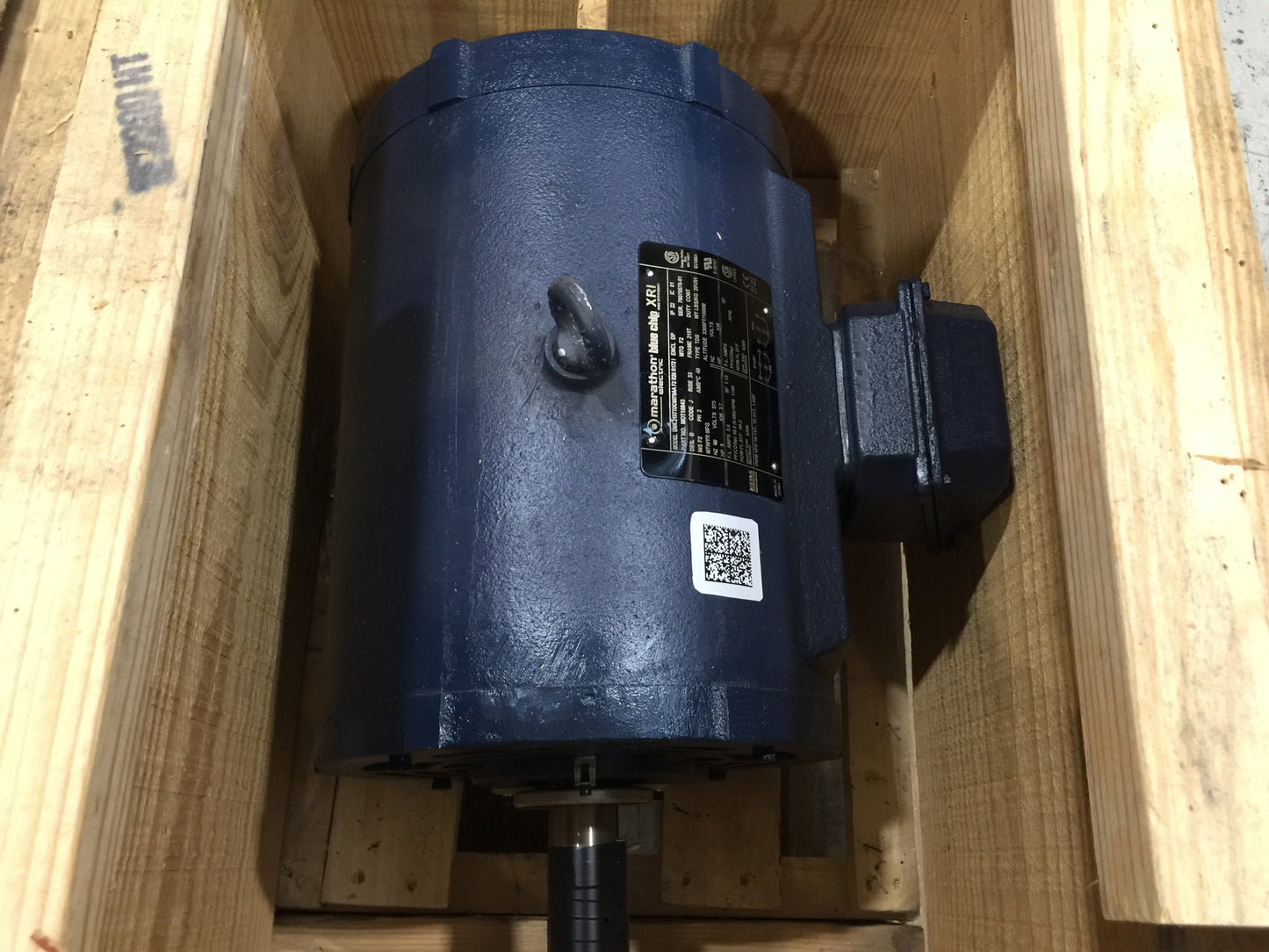 5 HP BLUE CHIP XRI "HIGH EFFICIENCY" GENERAL PURPOSE ELECTRIC MOTOR; 575/60/3, 1180 RPM