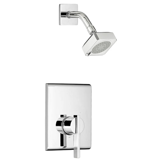 "TIMES SQUARE" WATER SAVING SHOWER ONLY TRIM W/PRESSURE BALANCE CARTRIDGE, CHROME