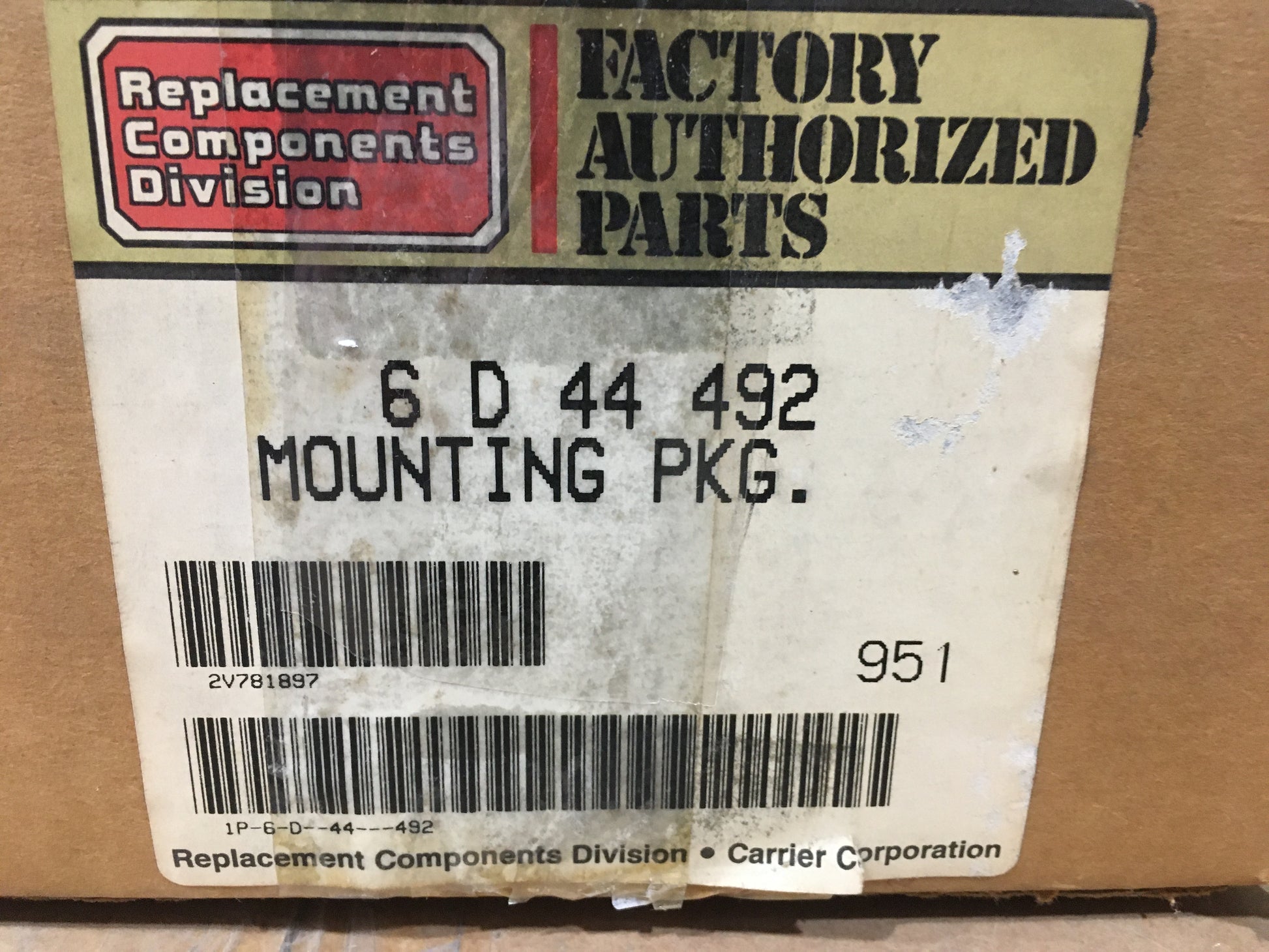 MOUNTING SPRING KIT PACKAGE