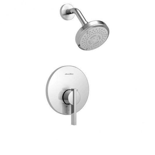 "BOULEVARD" SHOWER TRIM KIT W/PRESSURE BALANCE CARTRIDGE, CHROME