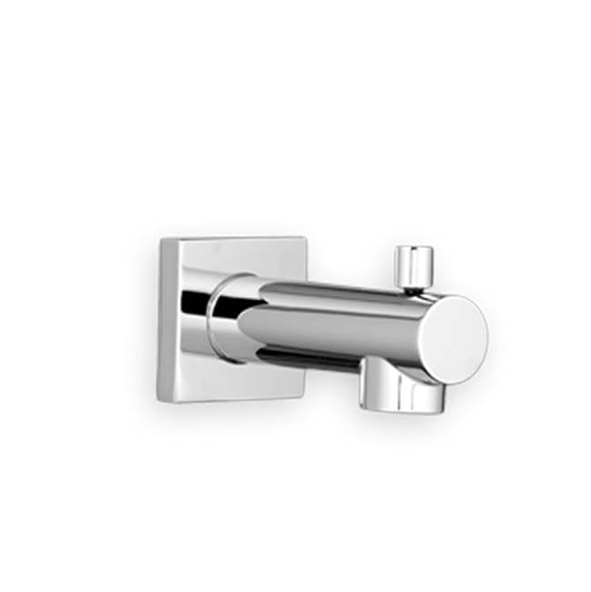 "TIMES SQUARE" 4 7/8" SLIP-ON DIVERTER TUB SPOUT, CHROME