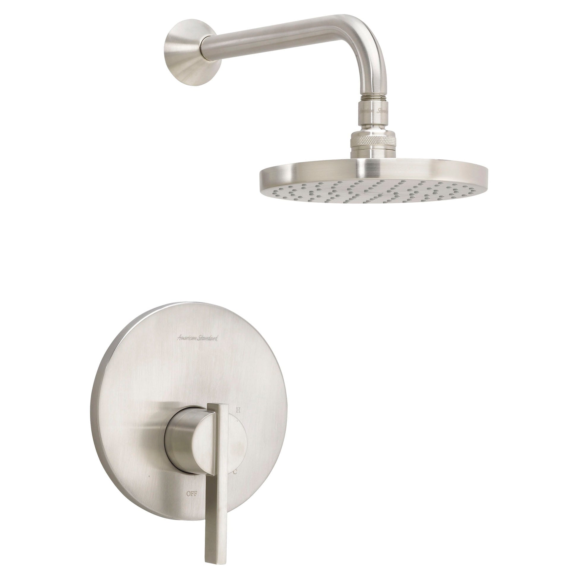 "BOULEVARD" SHOWER ONLY TRIM W/PRESSURE BALANCE CARTRIDGE, BRUSHED NICKEL