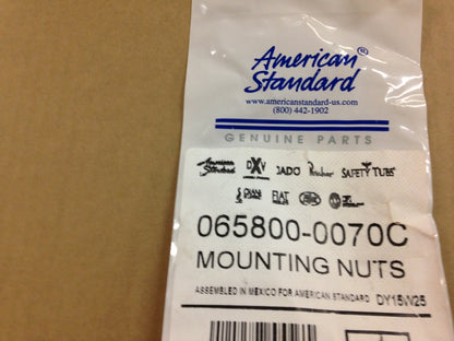 MOUNTING NUTS, SOLD AS 2 PER BAG