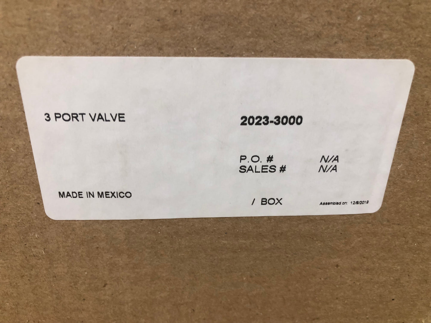 3 PORT VALVE FOR SANTEC