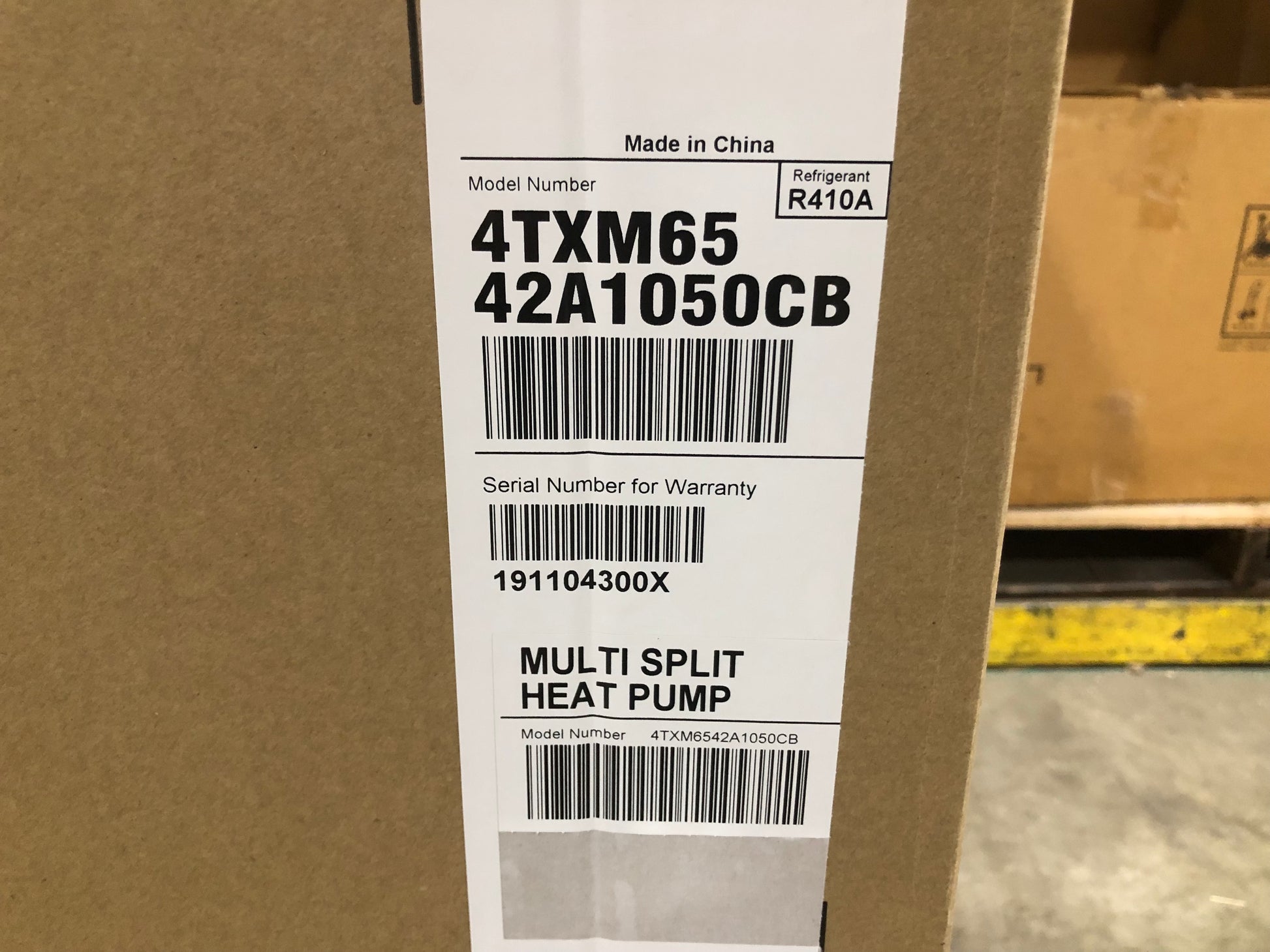 42,000 BTU DUAL ZONE MINI SPLIT HEAT PUMP SET, 16 SEER 208-230/60/1 R-410A