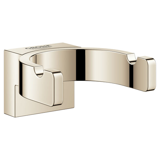 "SELECTION" DOUBLE ROBE HOOK, POLISHED NICKEL