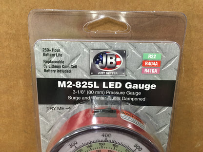 3 1/8" LED PRESSURE GAUGE 0-800 PSI