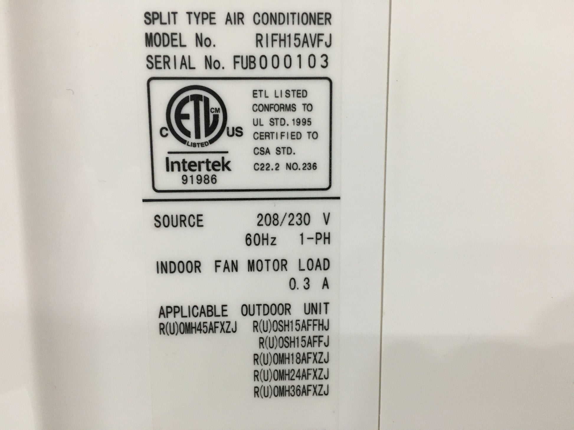 15,000 BTU SINGLE ZONE "PRESTIGE" SERIES INVERTER OUTDOOR HEAT PUMP AND INDOOR FLOOR MOUNT AIR HANDLER MINI SPLIT SET 20.3 SEER 208-230/60/1 R410A