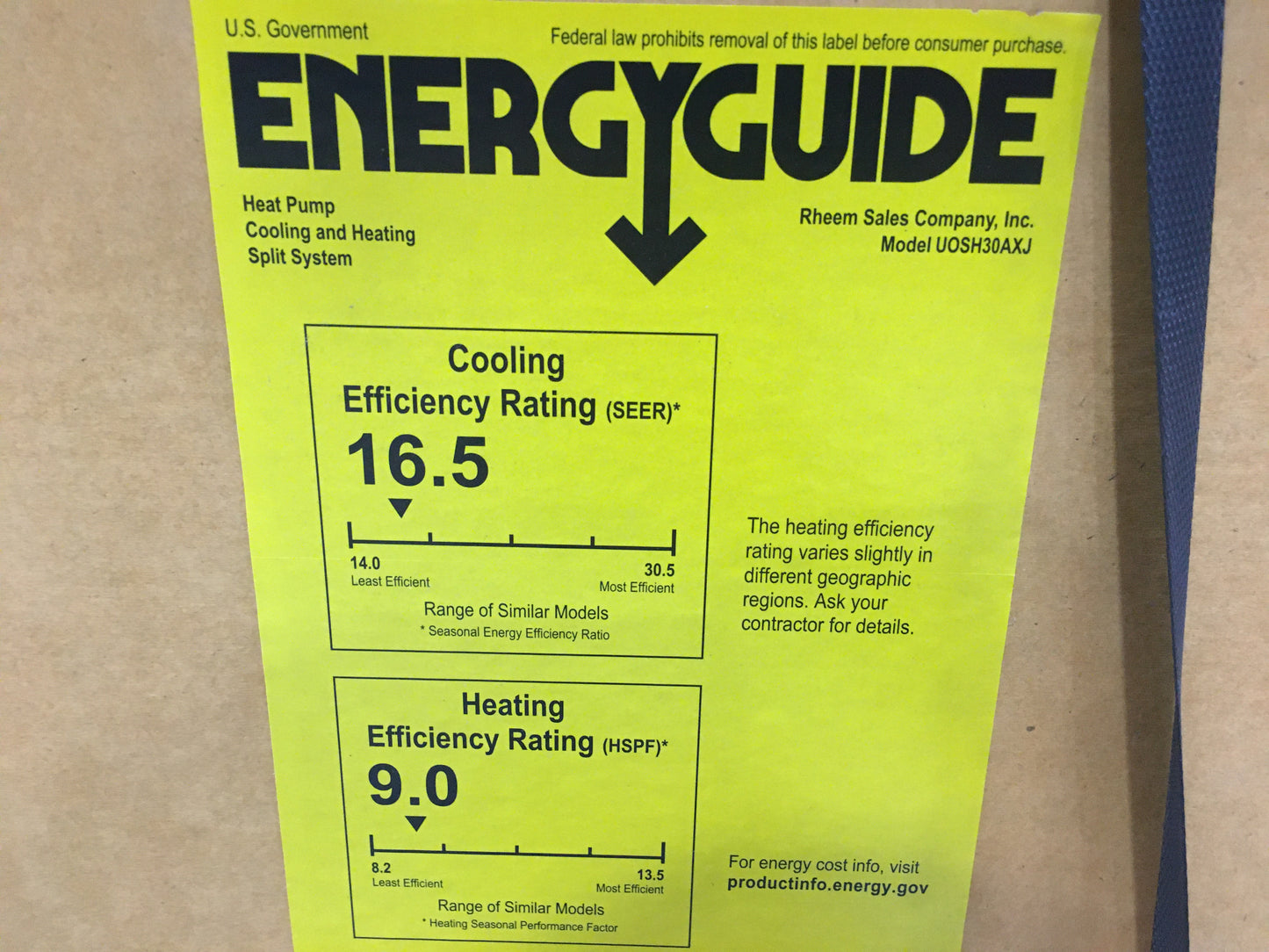 30,000 BTU SINGLE-ZONE INVERTER MINI SPLIT HEAT PUMP SET, 16.5 SEER 208-230/60/1 R-410A