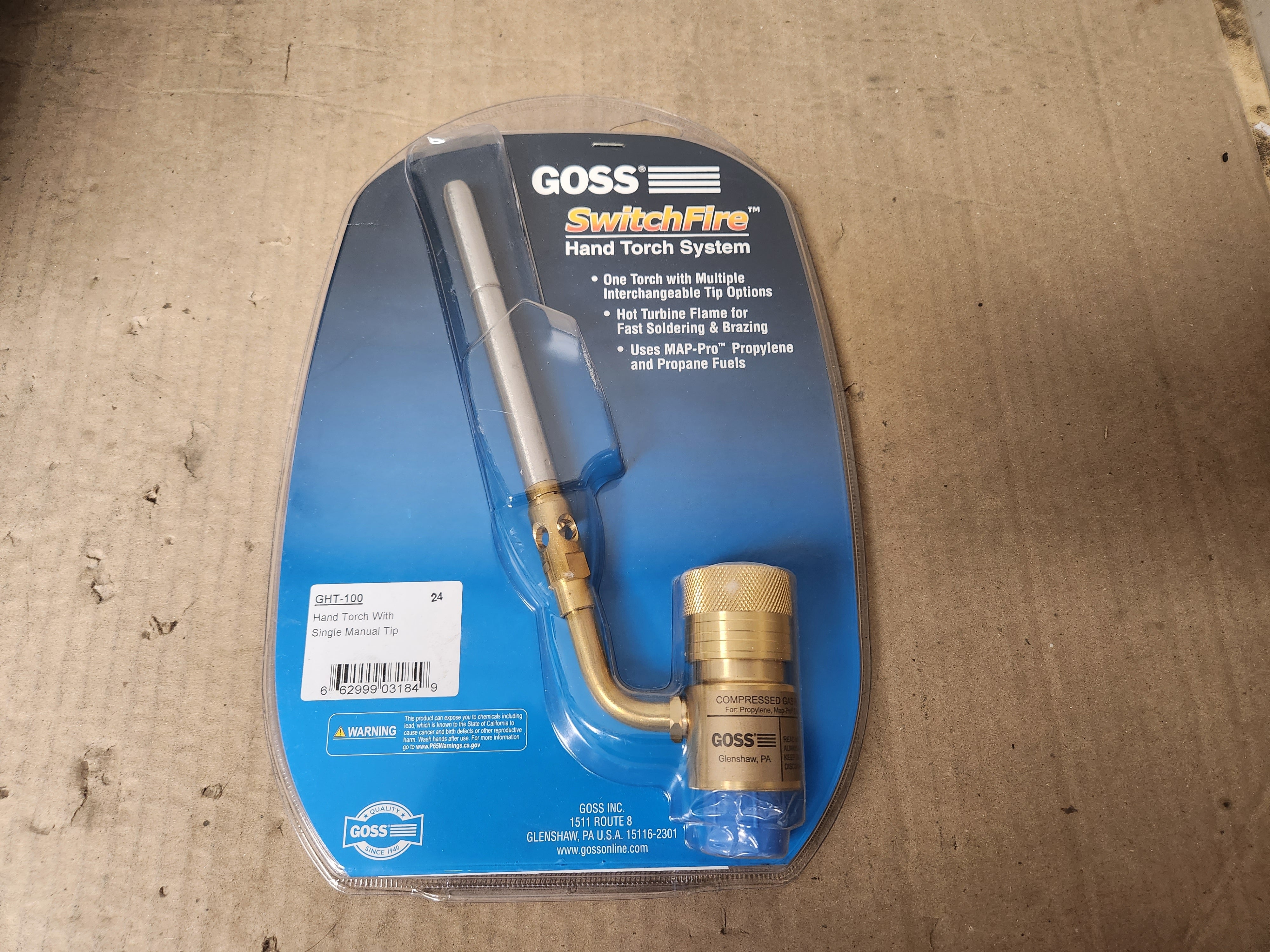 Hand Torch With Single Manual Tip – Surplus City