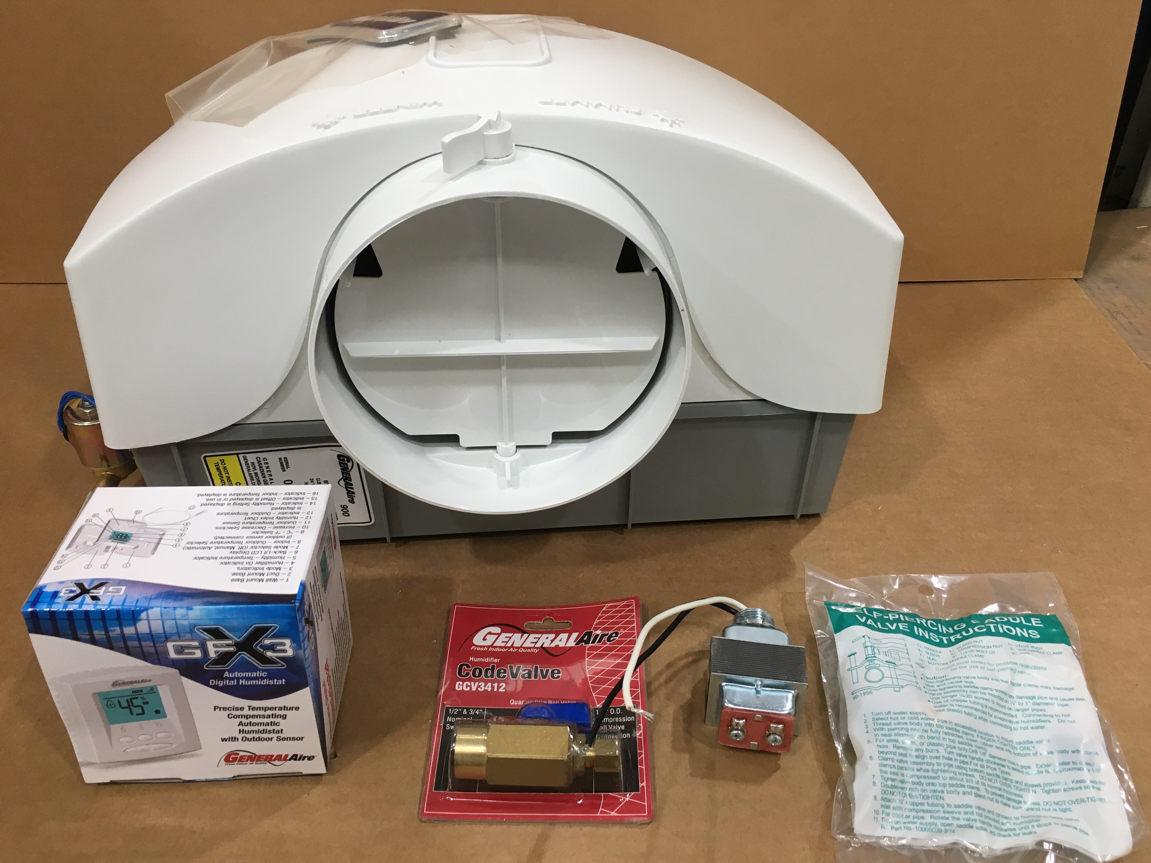 Flow-Through Bypass Humidifier 17 GPD 24V 60Hz .2Amps – Surplus City