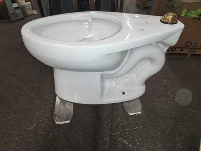 WELLCOMME ULTRA ELONGATED TOILET BOWL ONLY WITH BEDPAN LUGS AND ANTIMICROBIAL FINISH LESS SEAT