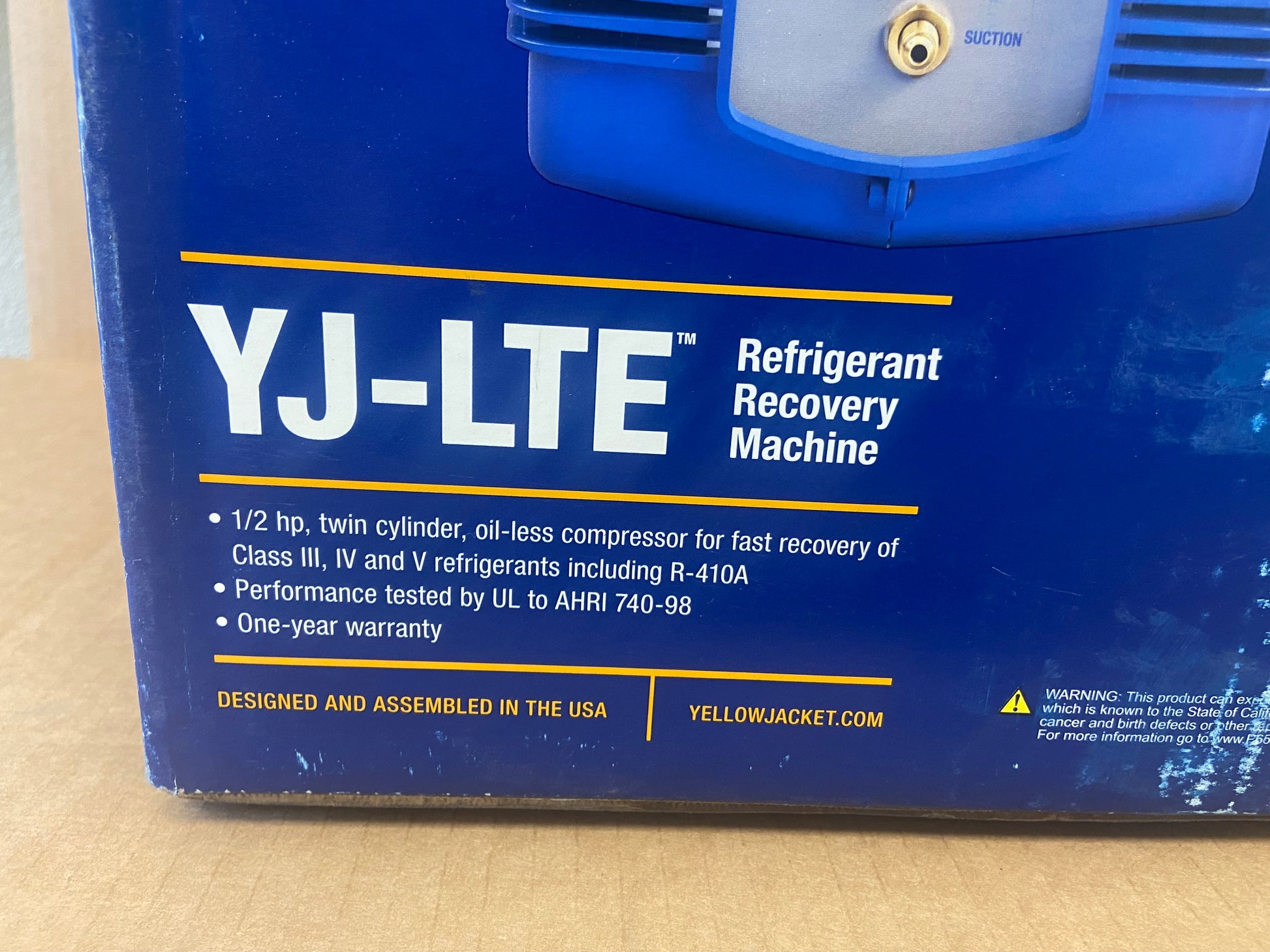 YJ-LTE REFRIGERANT RECOVERY SYSTEM