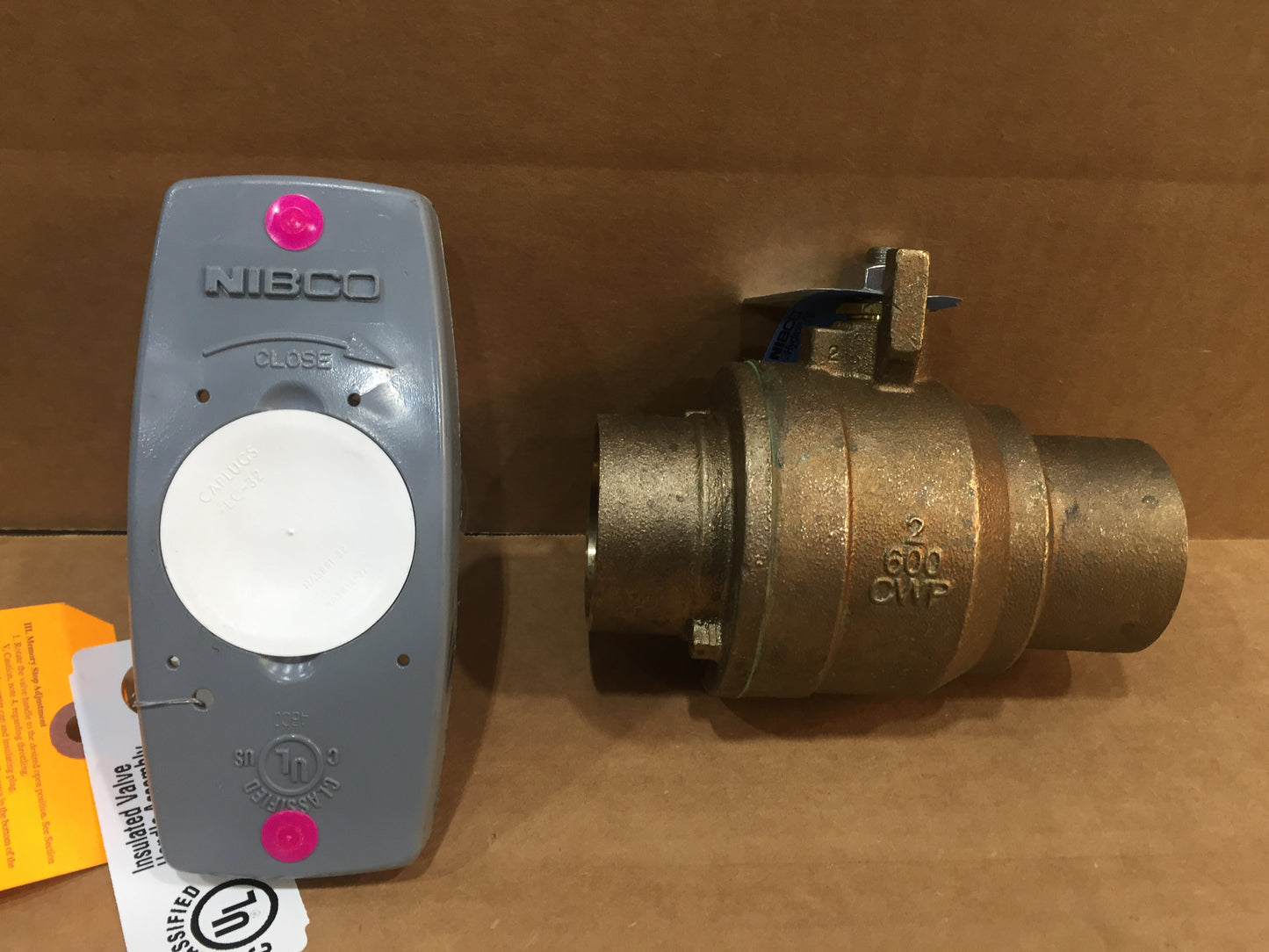 LF 2" BRZ STAINLESS STEEL 600# SWEAT BALL VALVE