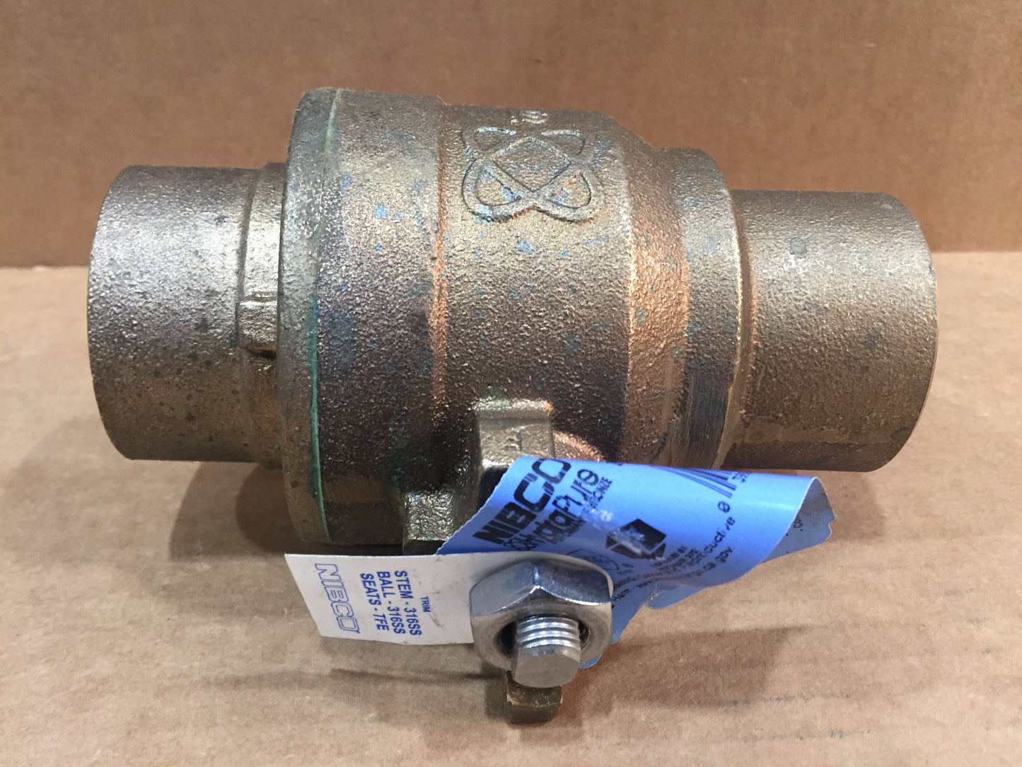 LF 2" BRZ STAINLESS STEEL 600# SWEAT BALL VALVE