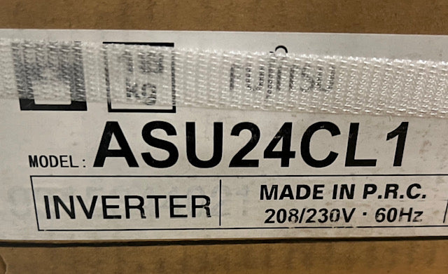 24,000 BTU INDOOR MINI-SPLIT AC ONLY UNIT W /HALCYON INVERTER,  VOLTS:208-230,  HERTZ:60, PHASE:1, SEER 17