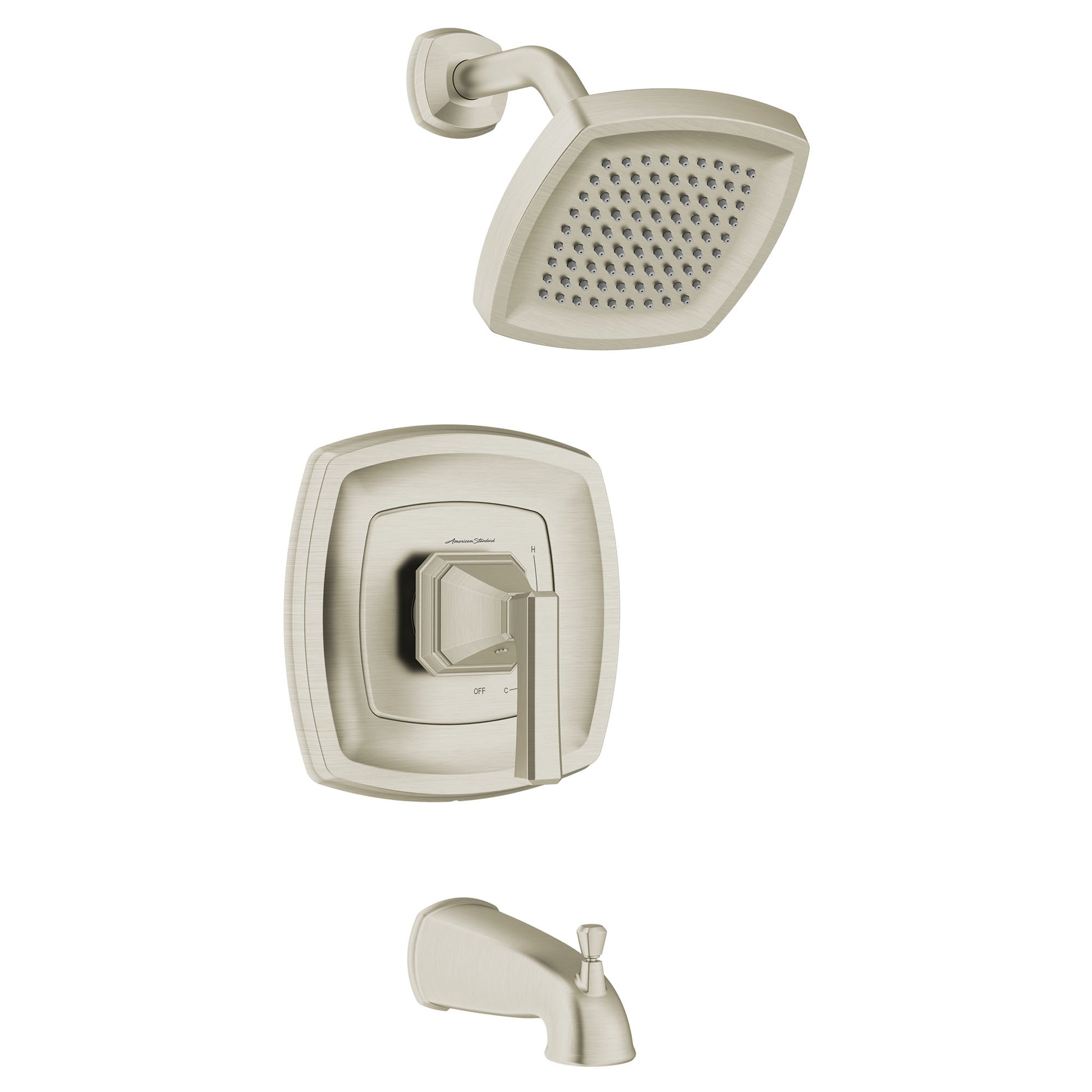 CRAWFORD 2.5 GPM SHOWER TRIM KIT WITH SHOWER HEAD AND FAUCET