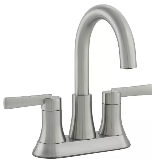 ORRS TWO HANDLE CENTERSET BATHROOM SINK FAUCET , BRUSHED NICKEL