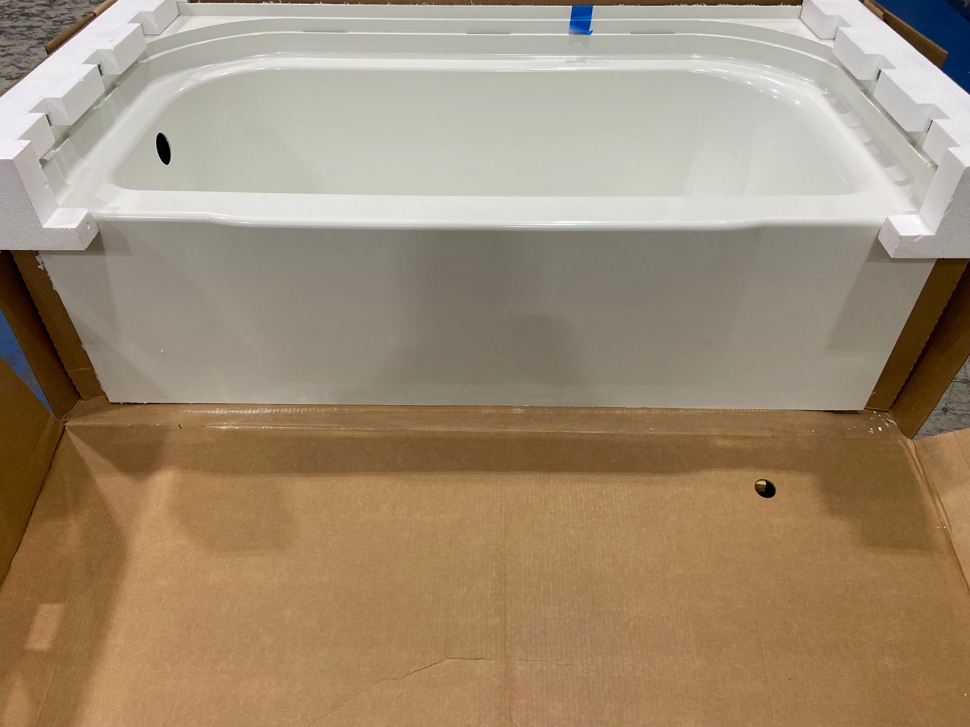 ACCORD 60" X 30" SOAKER ALCOVE BATHTUB WITH LEFT HAND DRAIN