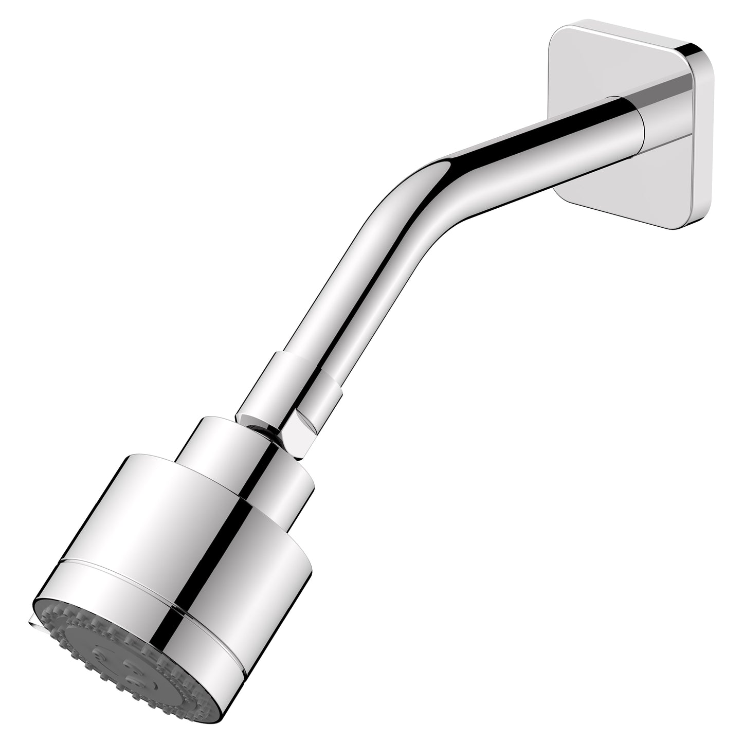 "REM" SHOWERHEAD WITH ARM & FLANGE, POLISHED CHROME 