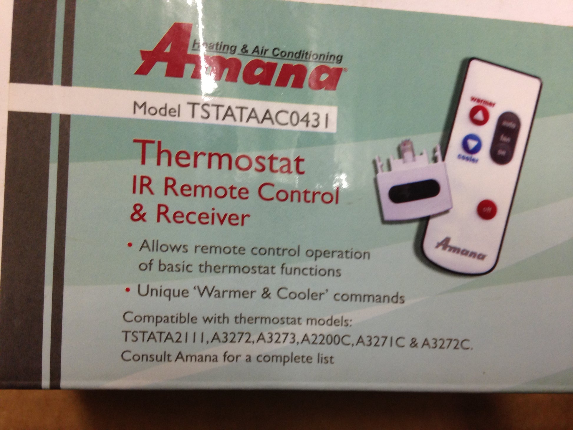 THERMOSTAT REMOTE CONTROL & RECEIVER