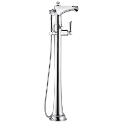 ROOK SINGLE LEVER HANDLE FLOOR MOUNT FILLER IN POLISHED CHROME TRIM ONLY