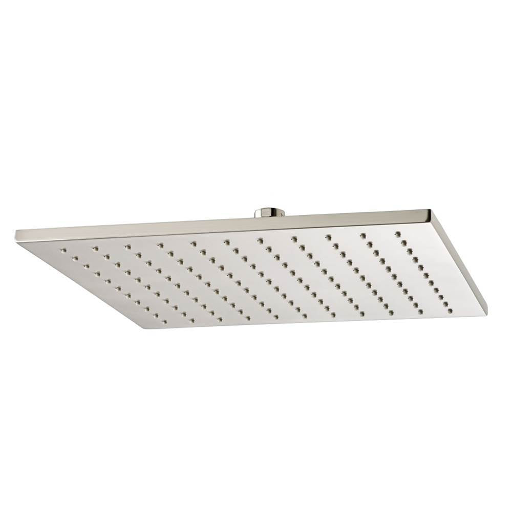 12" SLIM RECTANGULAR SHOWER HEAD, BRUSHED NICKEL