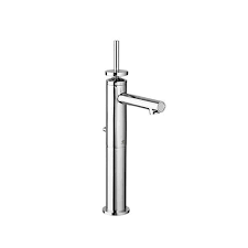 "PERCY" SINGLE CONTROL VESSEL STEM HANDLE, POLISHED CHROME