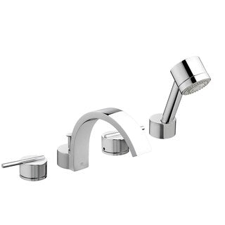 REM ROMAN TUB SET W- H/S, BRUSHED NICKEL