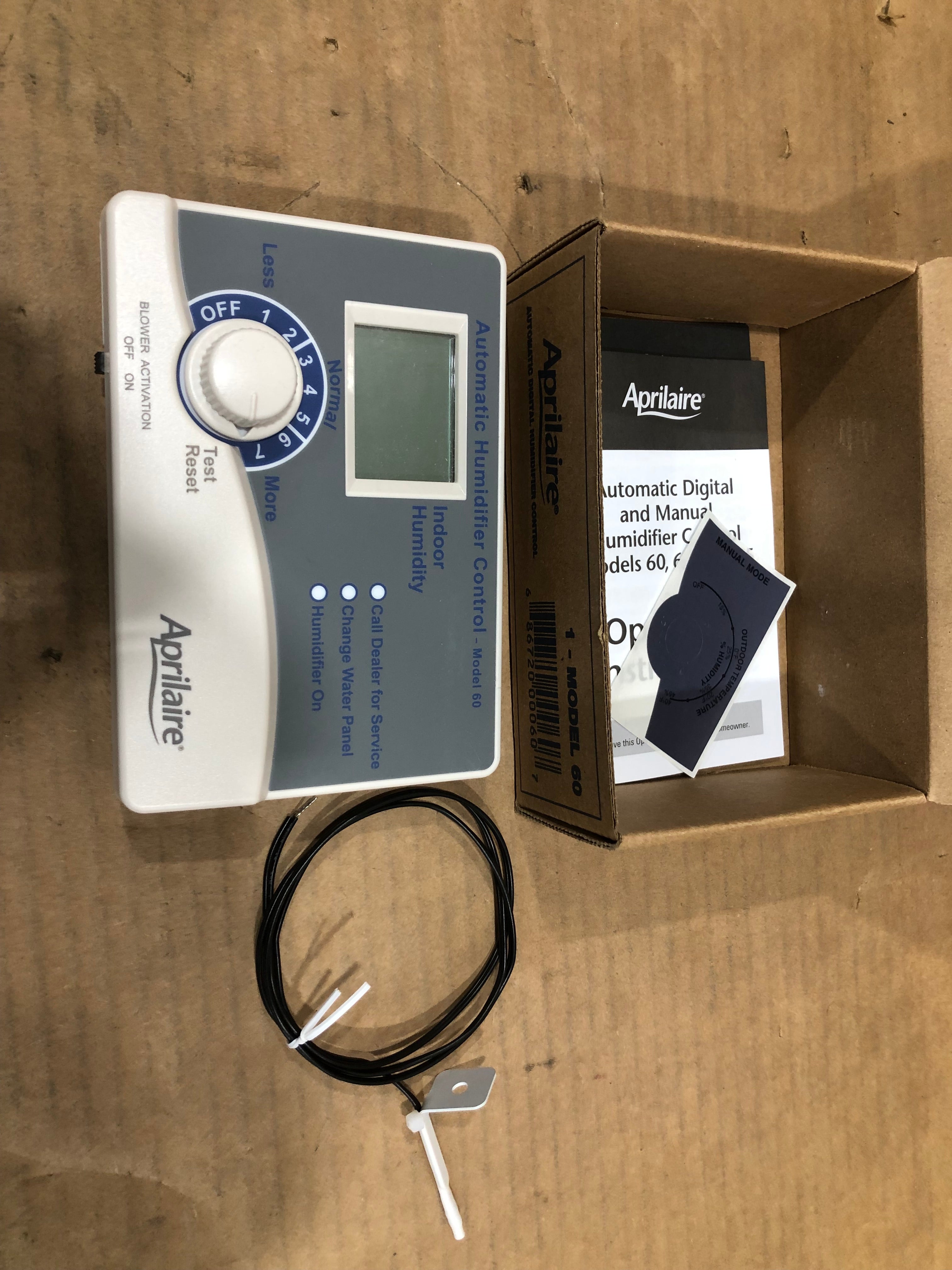 24 VOLT AUTOMATIC DIGITAL HUMIDIFIER CONTROL FOR USE WITH APRILAIRE EV ...