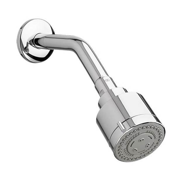 "PERCY" SHOWERHEAD ARM & FLANGE LOW FLOW, POLISHED CHROME