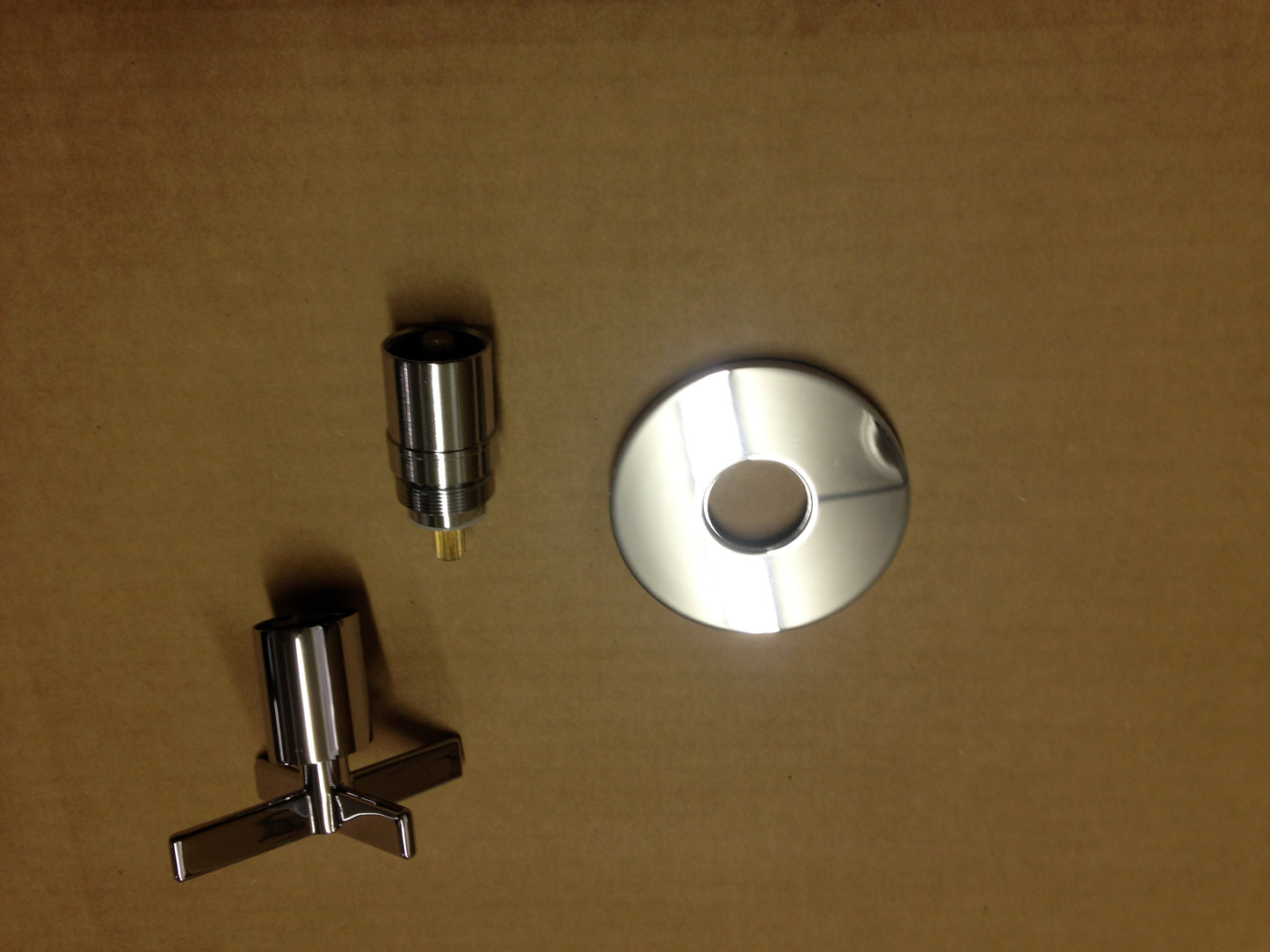 "PERCY" CROSS 4/3 & 3/2 DIV VALVE TRIM, CHROME