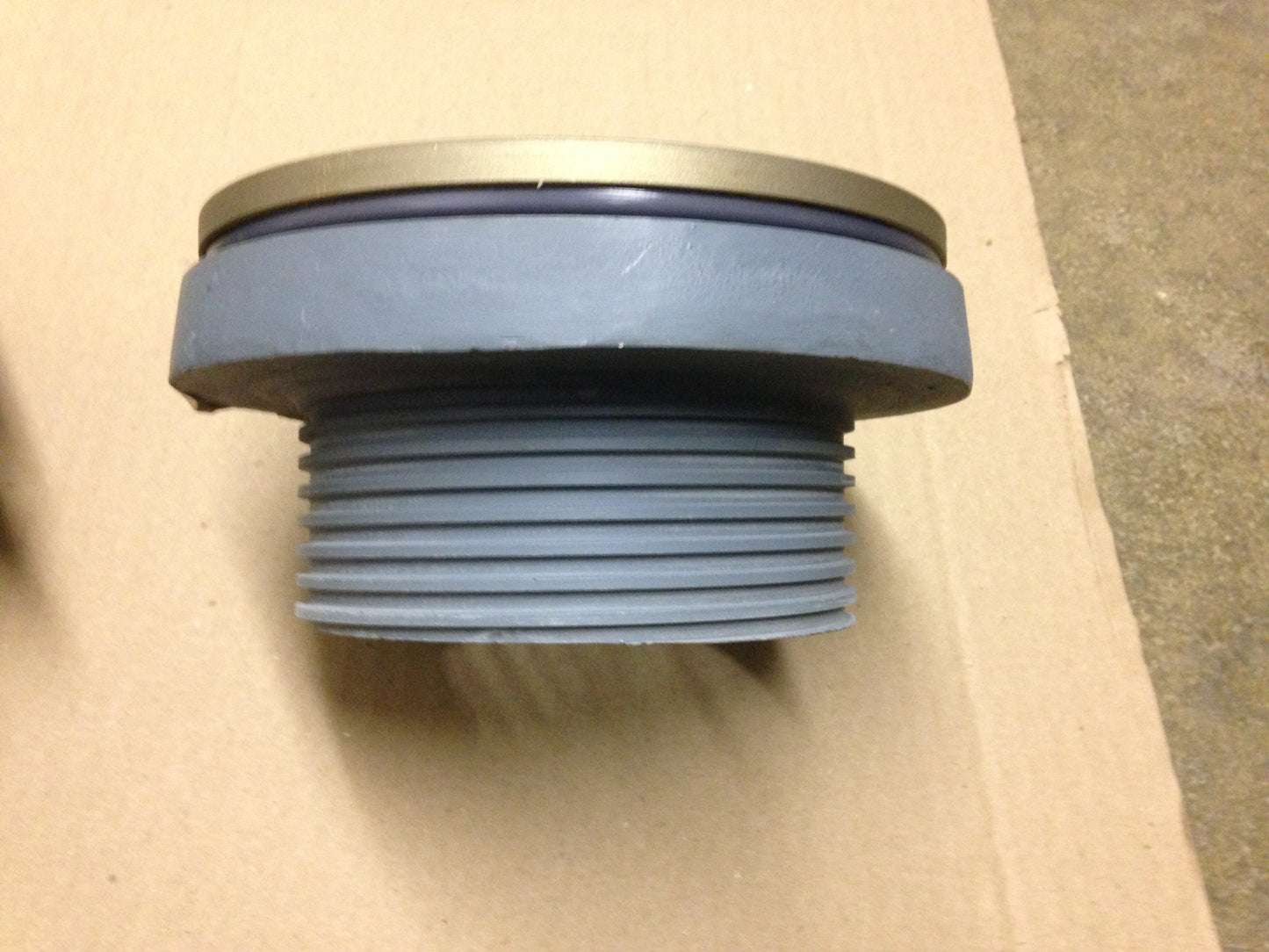 SIOUX CHIEF ADJUSTABLE FLOOR DRAIN, 4" ,  FINISH LINE