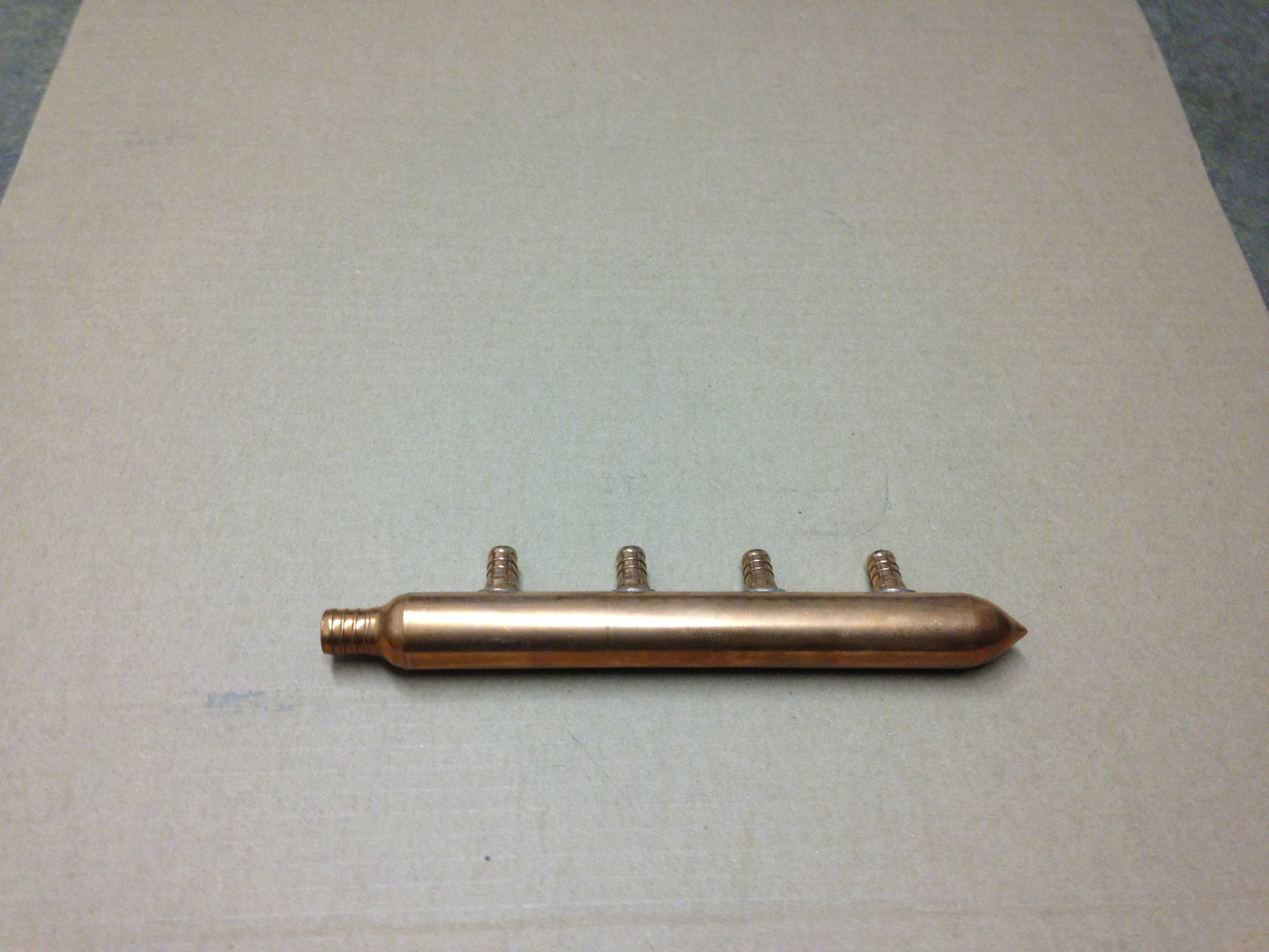 SIOUX CHIEF 672X0490 POWERPEX COPPER MANIFOLD, 4 PORT, 1/2" 215944