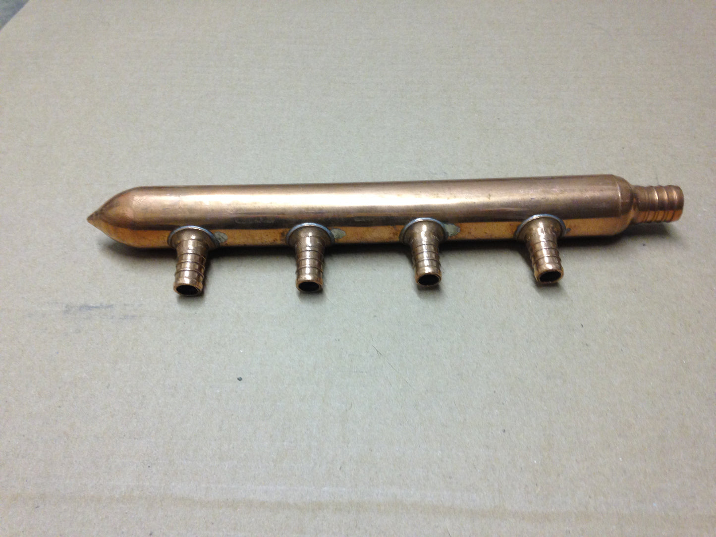 SIOUX CHIEF 672X0490 POWERPEX COPPER MANIFOLD, 4 PORT, 1/2" 215944