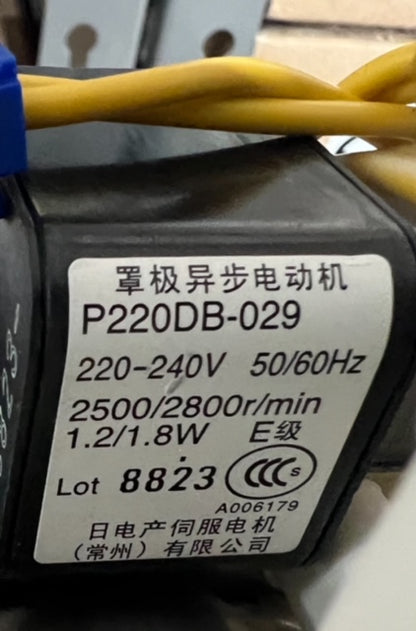 DRAIN PUMP 220-240 VOLT 2500-2800 RPM 50/60 HZ